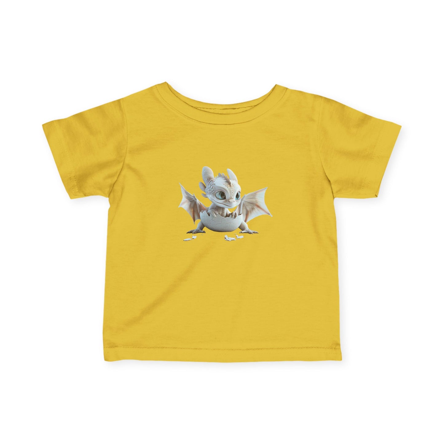 Sweet Little Dragon Infant Fine Jersey T-Shirt - Teeny Tiny Dragons