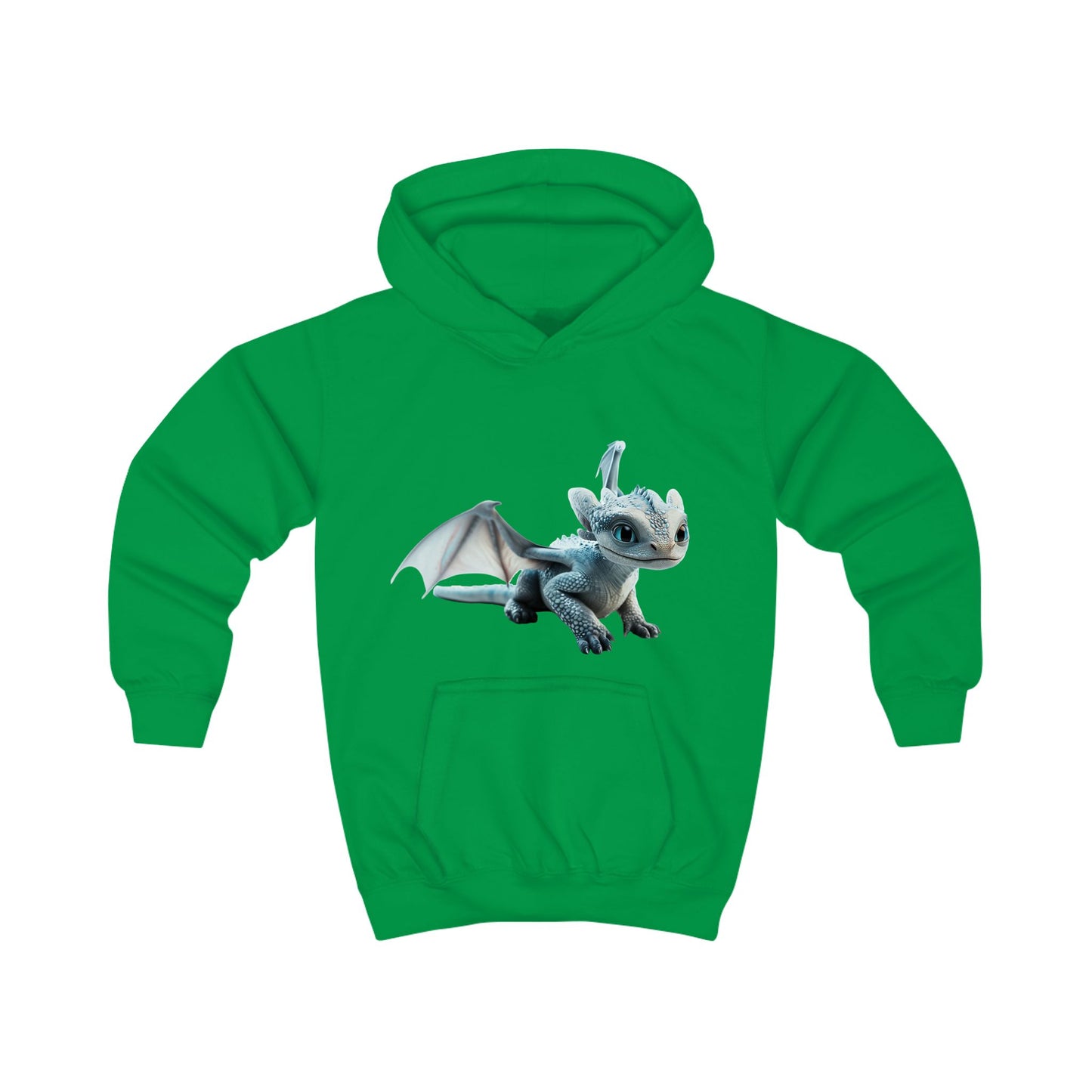 Frost Baby Dragon Kids Hoodie | Teeny Tiny Dragons