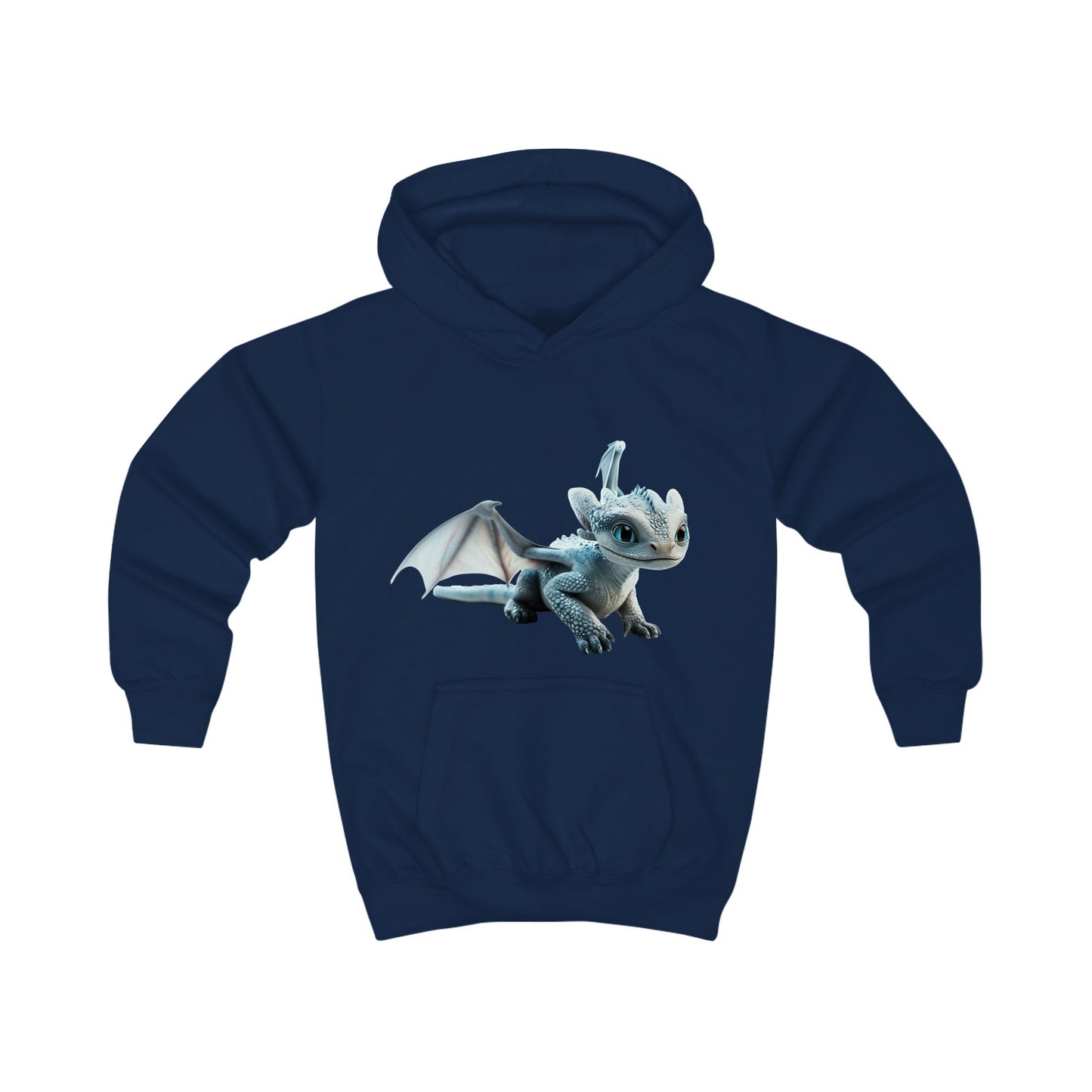 Frost Baby Dragon Kids Hoodie | Teeny Tiny Dragons