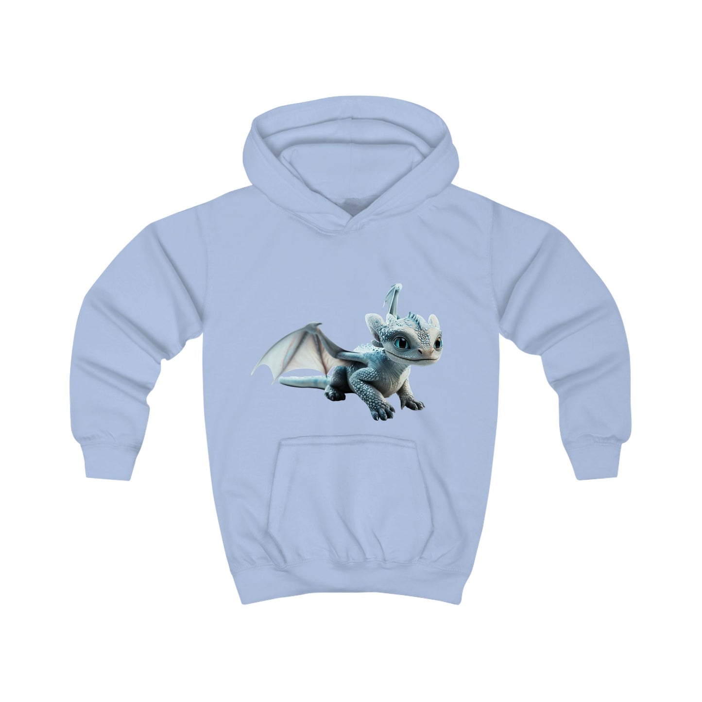Frost Baby Dragon Kids Hoodie | Teeny Tiny Dragons