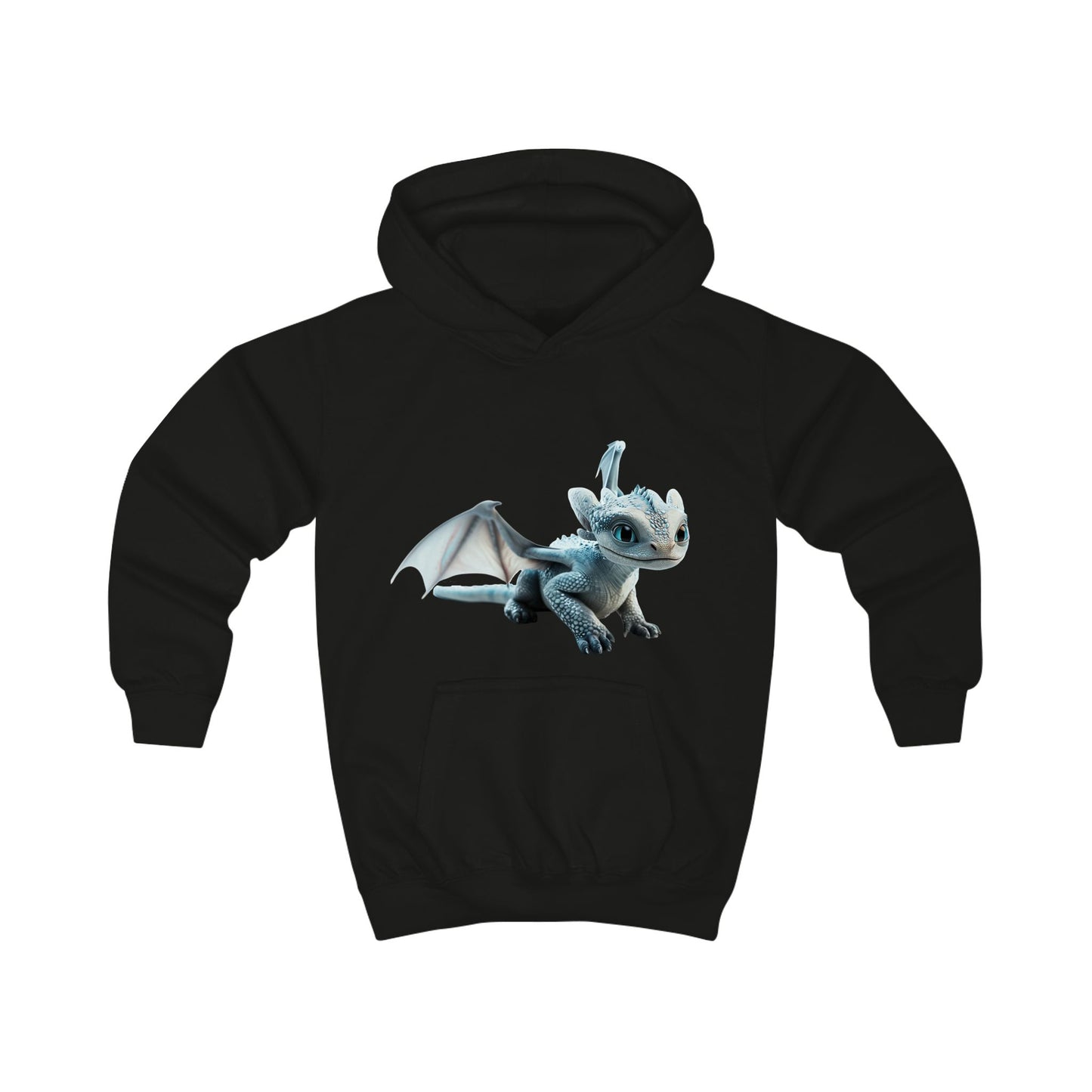 Frost Baby Dragon Kids Hoodie | Teeny Tiny Dragons