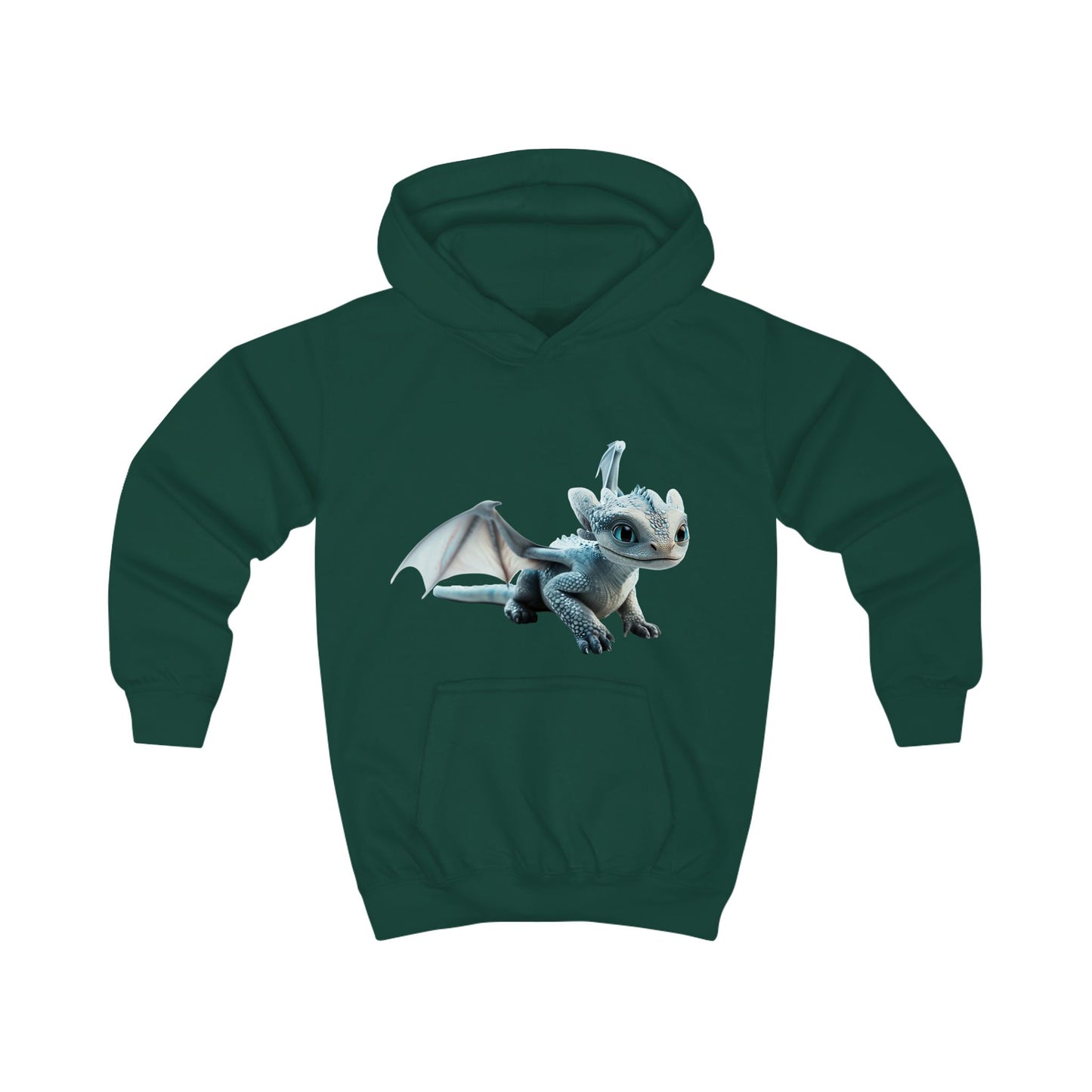 Frost Baby Dragon Kids Hoodie | Teeny Tiny Dragons