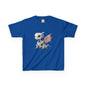 Sitting Grey Robot Dragon Kids 100% Cotton T-Shirt - Teeny Tiny Dragons