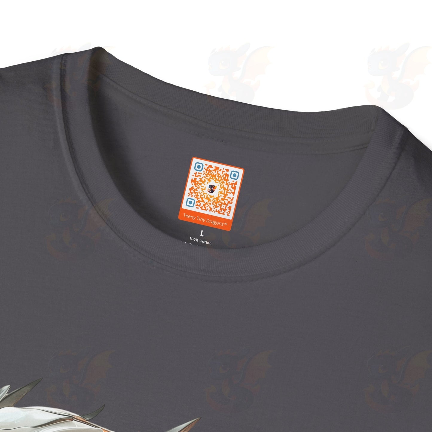 Adult Robot Dragon Design Unisex Softstyle T-Shirt