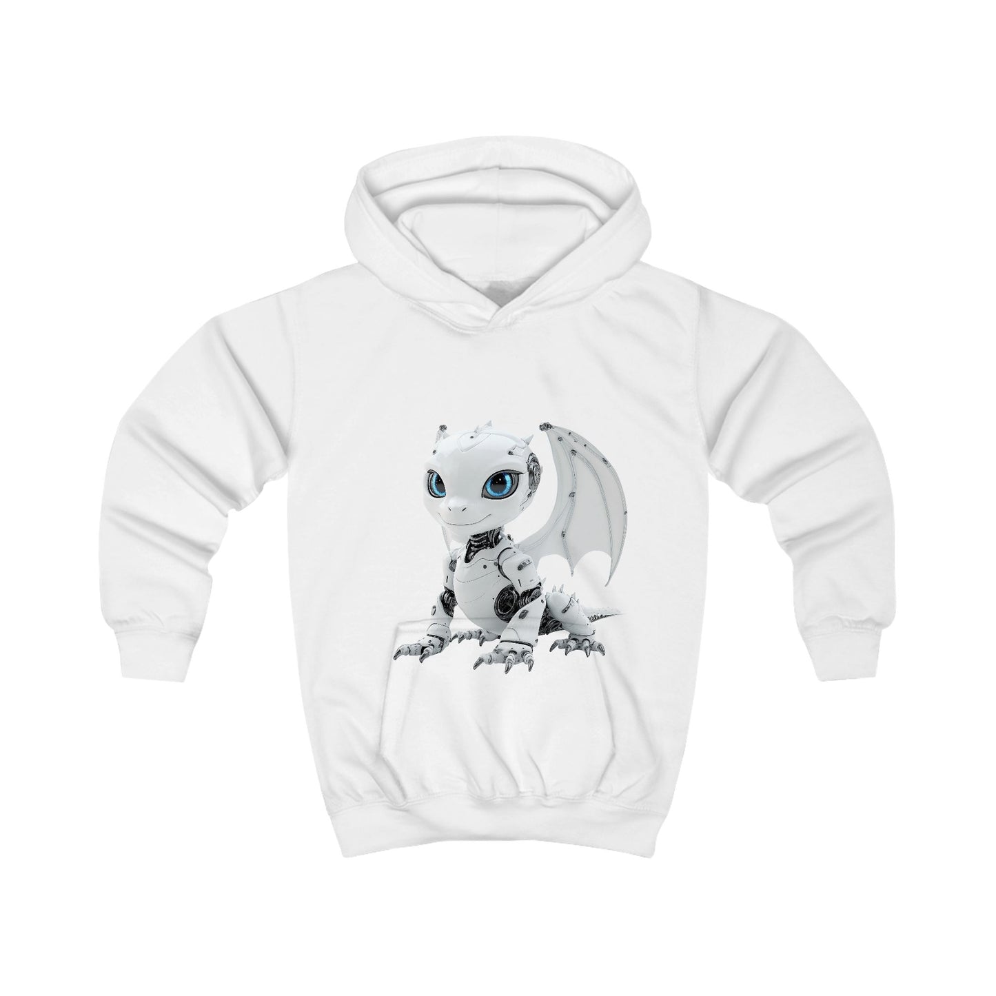 Playful Robot Dragon Kids Hoodie | Teeny Tiny Dragons