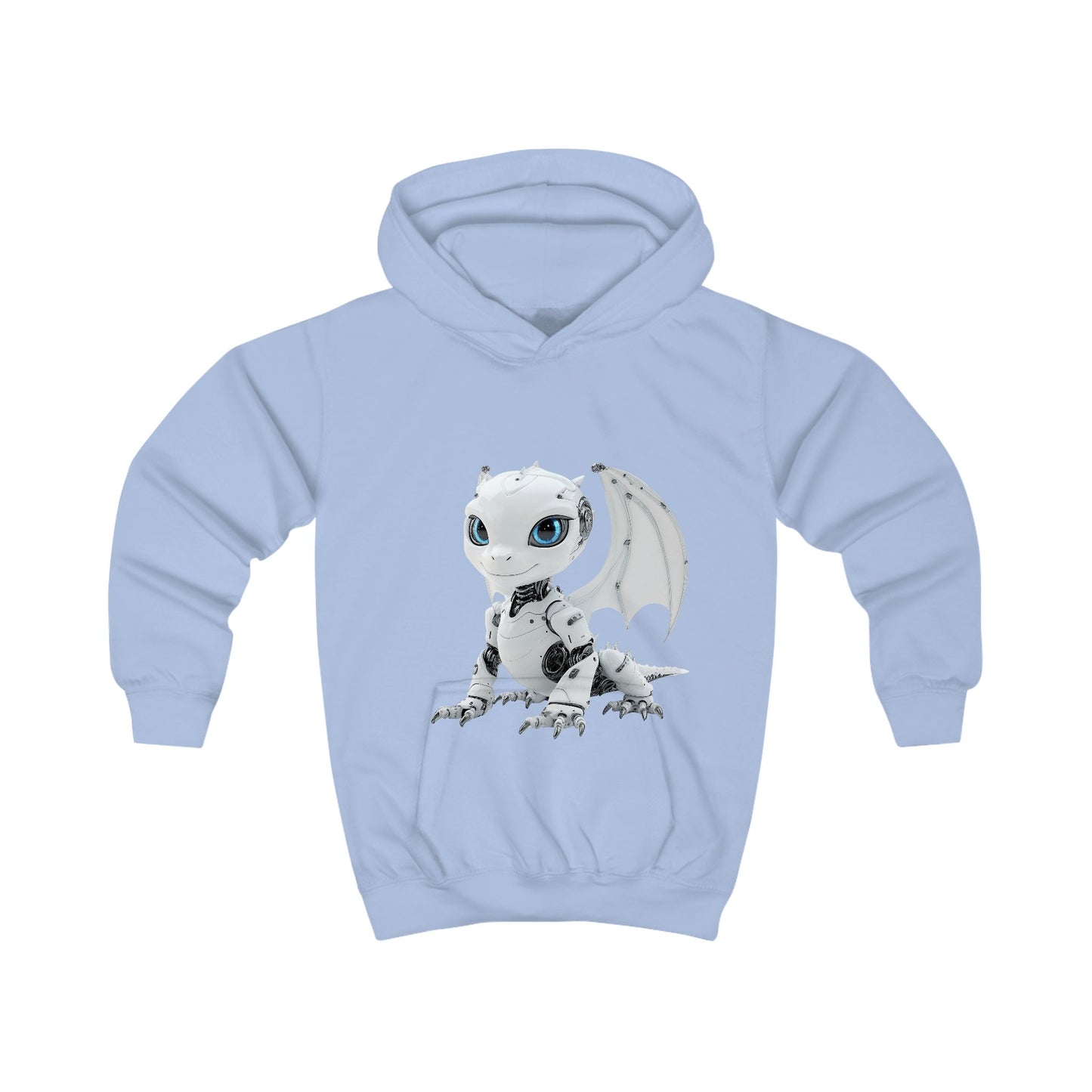 Playful Robot Dragon Kids Hoodie | Teeny Tiny Dragons