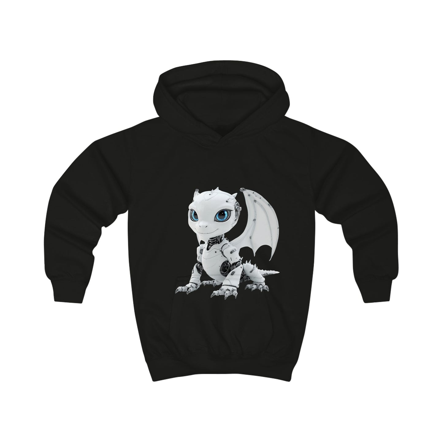 Playful Robot Dragon Kids Hoodie | Teeny Tiny Dragons