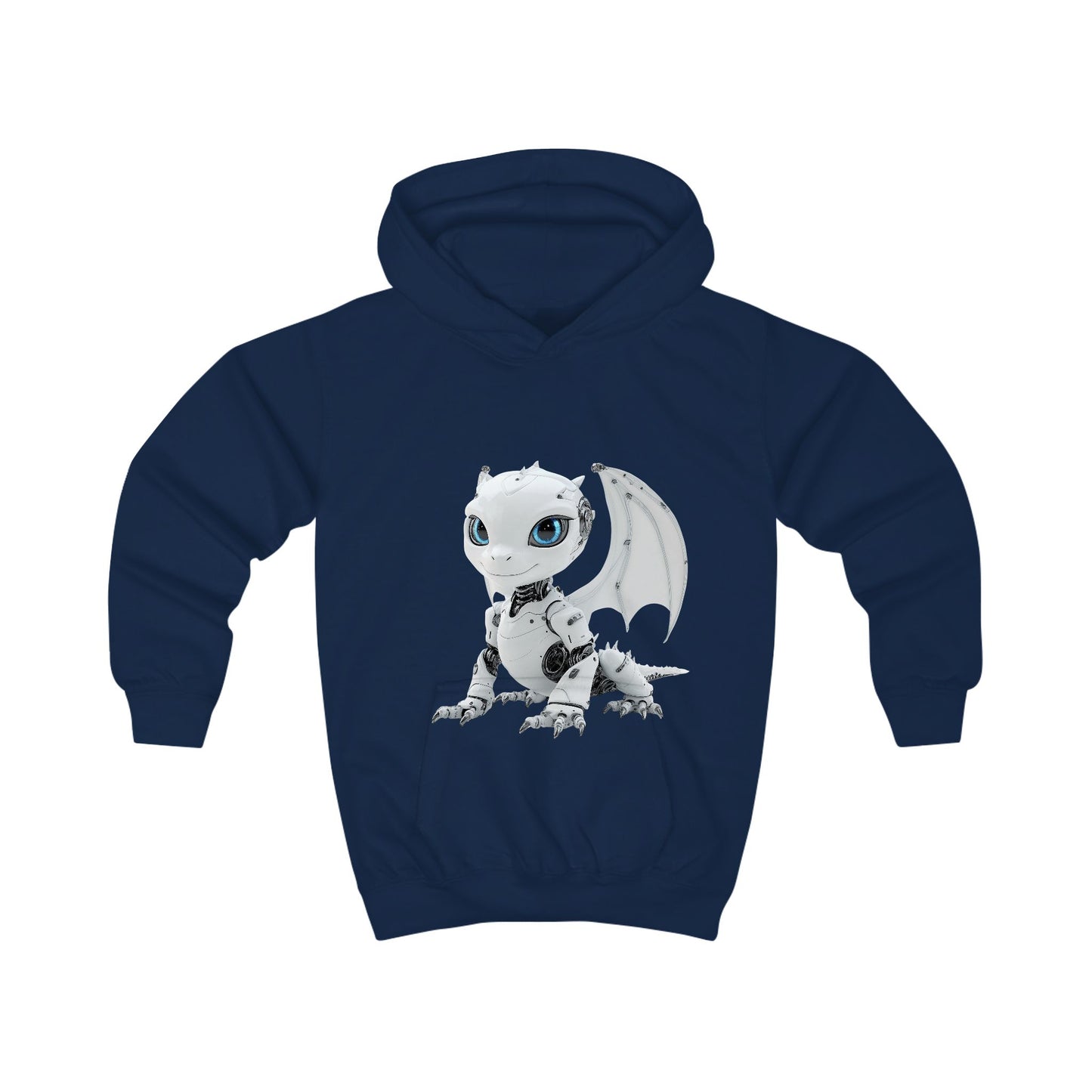 Playful Robot Dragon Kids Hoodie | Teeny Tiny Dragons