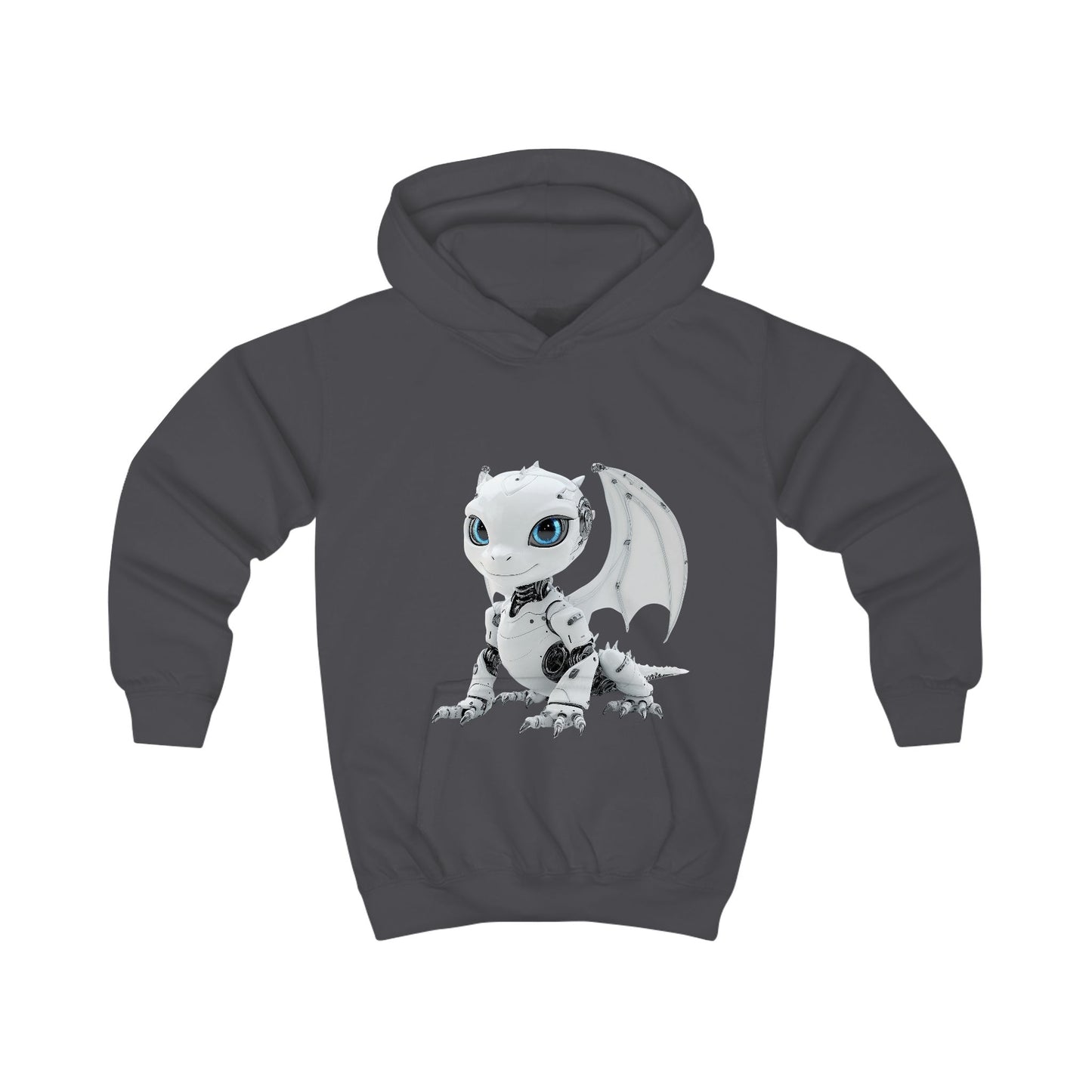 Playful Robot Dragon Kids Hoodie | Teeny Tiny Dragons