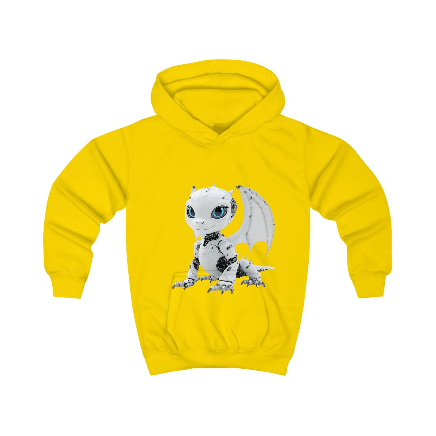 Playful Robot Dragon Kids Hoodie | Teeny Tiny Dragons
